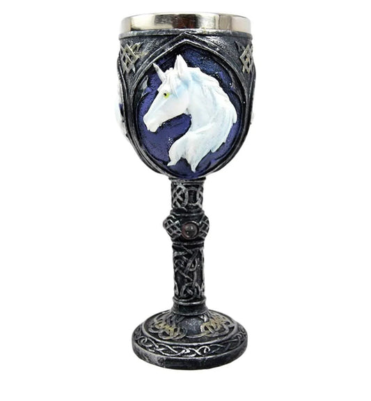 Goth Unicorn Goblet